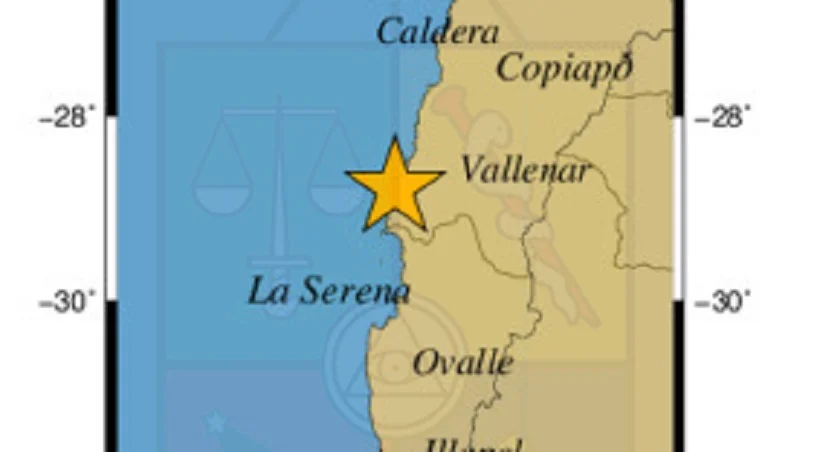 Fuerte sismo en Atacama: alcanzó 6.5 grados de magnitud Tuvo su epicentro a 39 km al SO de Huasco, a unos 28 kilómetros de profundidad  